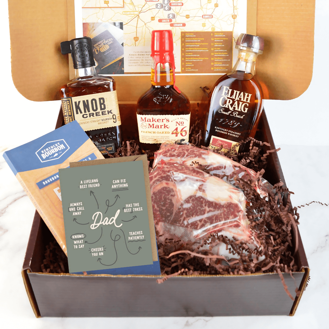 Whiskey and Steaks Gift Box