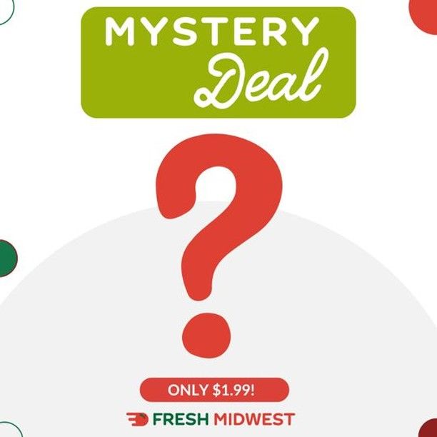 NEW Mystery Deal! 🎉

Enjoy incredible value on a delicious item, just for you! We appreciate our customers and want to share this special offer. 

Tap the link in our bio to uncover the mystery and grab yours now. 🍽️✨

.
.
.
.
#SupportLocal#ShopSmallBusiness#FreshMidwest#GroceryDelivery#OnlineGrocery#DeliveryService#FoodDelivery#DoorStepDelivery#OnlineGroceryShopping#NoContactDelivery#ShopSmall#SmallBusiness#ShopLocal#LocalDelivery#InstaFood#DinnerIdeas#FoodGram#HomeCooking#midwest#chicago#wisconsin#picoftheday#mealkit#dinner#healthydinner