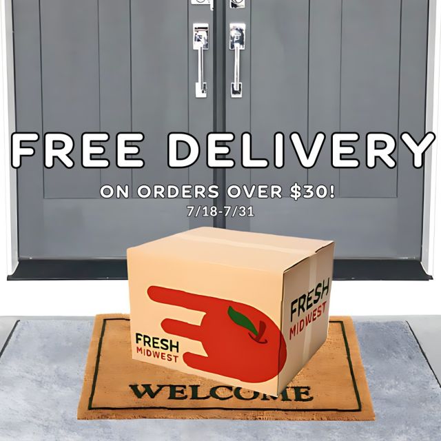 Celebrate Customer Appreciation Days with us! 🎉 Enjoy free delivery on all orders over $30! 

Link in bio. 
.
.
.
.
#SupportLocal #ShopSmallBusiness #FreshMidwest #GroceryDelivery #OnlineGrocery #DeliveryService #FoodDelivery #DoorStepDelivery #OnlineGroceryShopping #NoContactDelivery #ShopSmall #SmallBusiness #ShopLocal #LocalDelivery #InstaFood #DinnerIdeas #FoodGram #HomeCooking #midwest #chicago #Wisconsin #picoftheday #mealkit #dinner #healthydinner